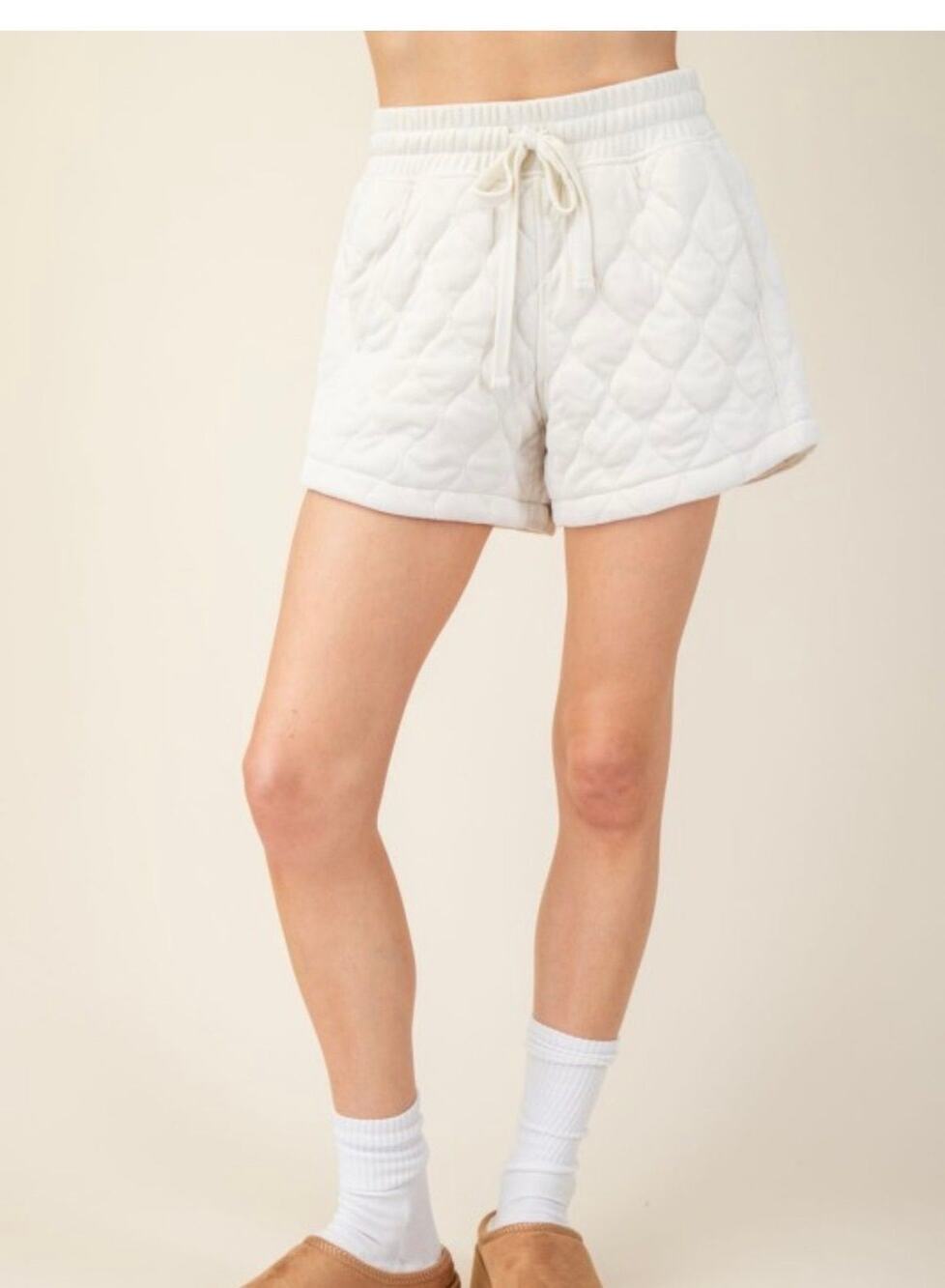 Rae Mode 2XL Quilt Cream/Bone Shorts